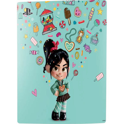 Disney Wreck-it Ralph Vanellope Sugar Icons PS5 Console Skin